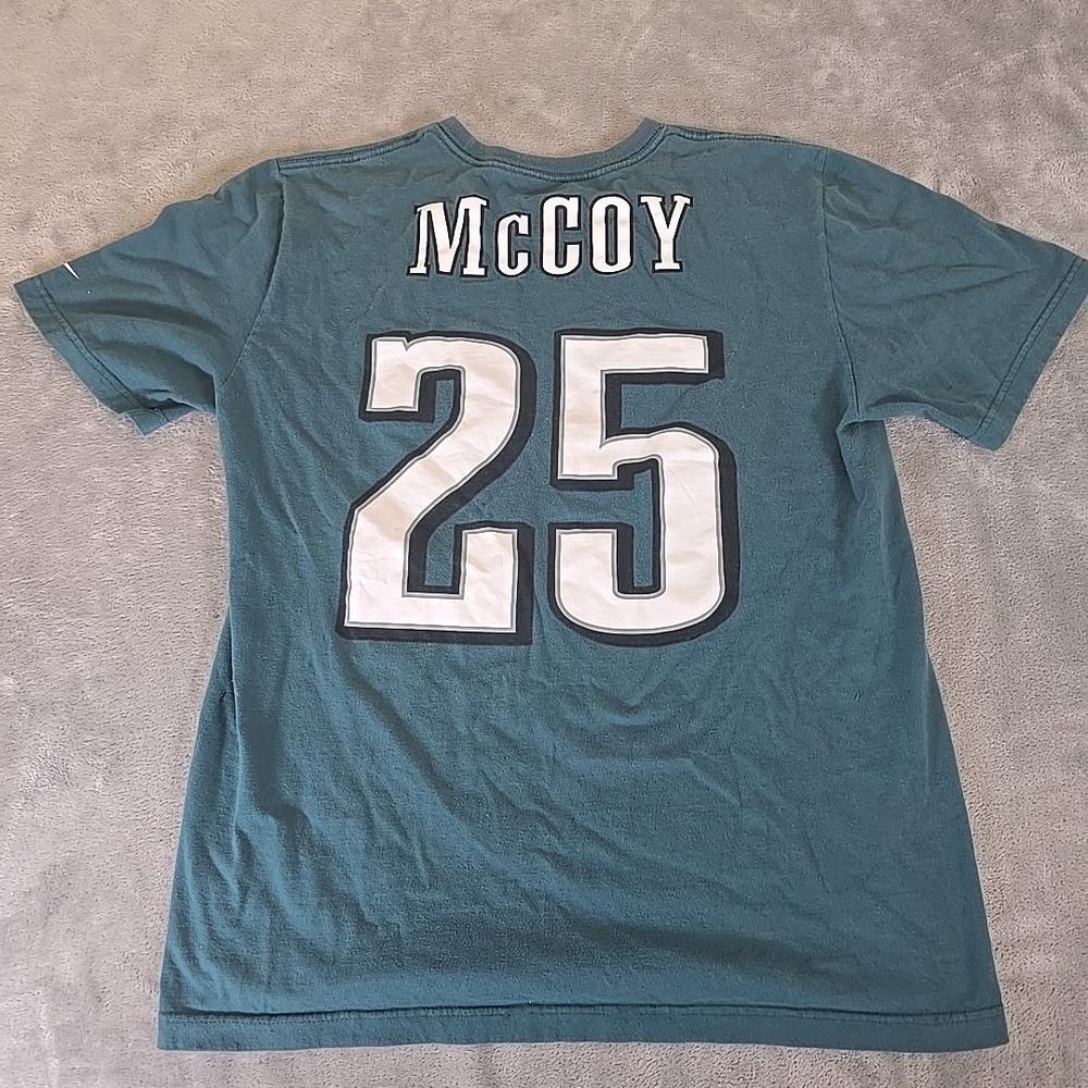 Philadelphia Eagles NFL Team Apparel Shirt Mens Large Green‎  #25 Shady McCoy